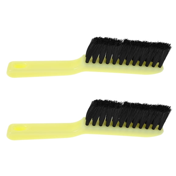 HOOWIFFY 2-Pack Beige Pool Table Felt Cleaning Brush with Soft Bristles for Billiards and Sports Use