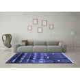 thumbnail image 3 of Ahgly Company Indoor Rectangle Solid Blue Modern Area Rugs, 5' x 8', 3 of 4