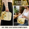 thumbnail image 4 of ZUXONGSY Sunflower Print Bible Cover for Women Bible Bag Multifunctional Scripture Bag with Multiple Pockets Journal Case for Study, 4 of 7