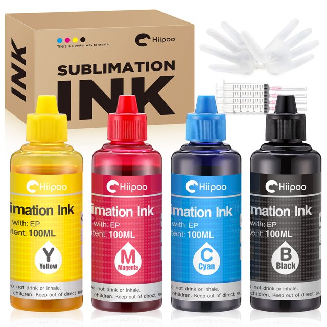 Botellas recargadas de tinta de sublimación para Hiipoo WF7710 ET2760