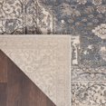 thumbnail image 2 of Porch & Den  Traditional Bordered Medallion Area Rug Grey/Ivory 7'10" x 9'10" 8' x 10' Indoor Rectangle, 2 of 4