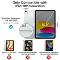 thumbnail image 2 of JETech Case for iPad (A16) 11th/10th Generation (2025/2022) with Built-in Screen Protector, Protective Shockproof Rugged Tablet Cover, 360 Degree Rotating Hand Strap Stand (Light Grey), 2 of 6
