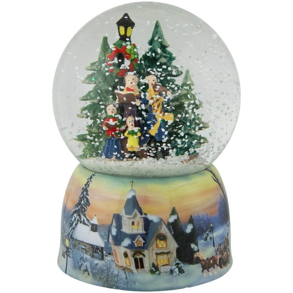 Northlight Christmas Carolers Winter Scene Musical Snow Globe - 6"