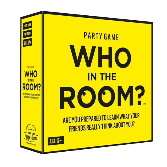Who in the Room? Point, Laugh, Repeat! Party Game for Ages 17 and up by Hygge Games