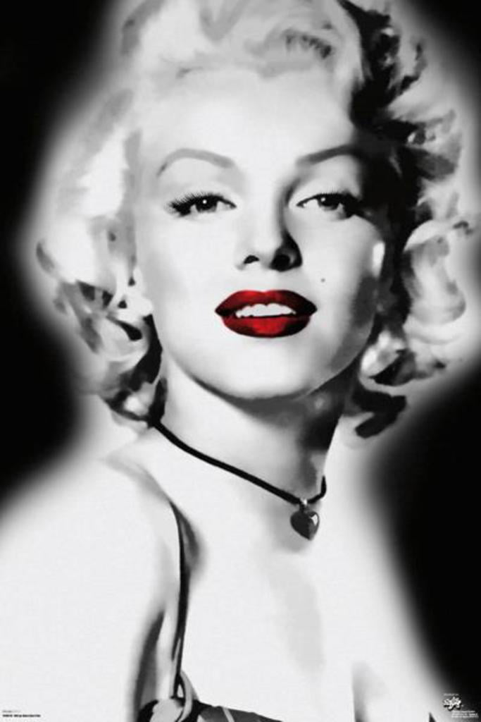 Marilyn Monroe White Coat Cool Wall Art Poster 24" x 36" 