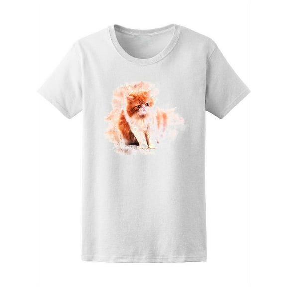Cute Persian Cat Aura Tee Women's -Image by Shutterstock