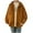Brown, variant on Dagegui Mens Solid Color Jacket Lightweight Windproof Hooded Jackets Outdoor Hiking Travel Outerwear with Pockets Casual Loose Fit Coats on Clearance Black XL