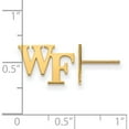 thumbnail image 2 of 14K Yellow Gold 14Ky Logoart Wake Forest University Xs Post Earringss (9 X 13) Made In United States 4y061wfu, 2 of 5