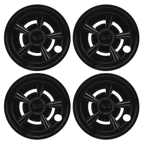 Replacementfor Club Car Hubcap,4Pcs Golf Cart Wheel Golf Cart Hubcap Wheel Hub Cap Next-Gen Design