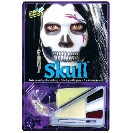 Adult Skull Halloween Makeup Kit