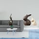 thumbnail image 2 of Escultura abstracta de fuego,Estatua de arte abstracto,adorno para decoración del hogar,Escultura de fuego moderna,coleccionable,regalo,Estatua de cerámica,Juego de estatuas de cerámica para, 2 of 8