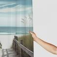 thumbnail image 3 of Fenyluxe Beach Grass Pretty Shower Curtain Bathroom Decor 100％ Polyester Washable Shower Curtain with Hooks 69x72, 3 of 7