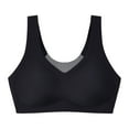 thumbnail image 3 of NECHOLOGY Warner Bras For Women Women's No Side Effects Underarm and Back-Smoothing Comfort Wireless Lift T-Shirt Bra Black XX-Large, 3 of 4