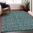 thumbnail image 6 of Addison Rugs Mayfield Washable Transitional Floral Teal Rectangle Rug, 8' x 10', 6 of 6