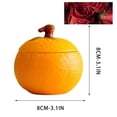 thumbnail image 4 of Deeceymbur Cute Orange Shaped Scented Candle Natural Soy Wax Aromatherapy Candle with Ceramic Holder for Bedroom Relaxation Gift, 4 of 9