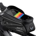 thumbnail image 2 of Bolsa impermeable para bicicleta Sunnimix con pantalla táctil Negro, 2 of 8