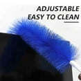thumbnail image 5 of 1 Pc Fan Cleaning Brush Bendable Duster - Microfiber Head, Washable - Ideal for Ceiling Fan Blades, Air Vents, Curtains, Cars - Reusable Dust Remover,Multi Purpose Brush(Grey,16.54x3.54x1.5"), 5 of 7