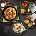thumbnail image 6 of Jubilee 12" x 16" Restaurant Serving Trays (Set of 4), Brown - NSF Rectangular Food Service Trays, 6 of 7