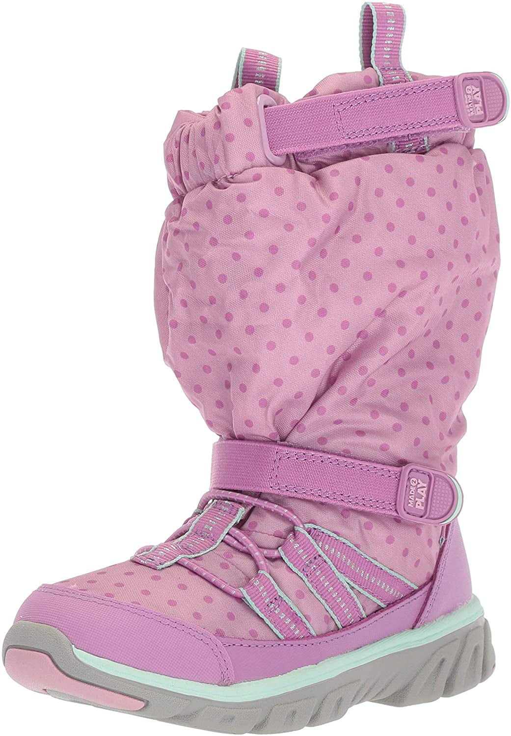 Machine Washable Snow Boot, Purple 