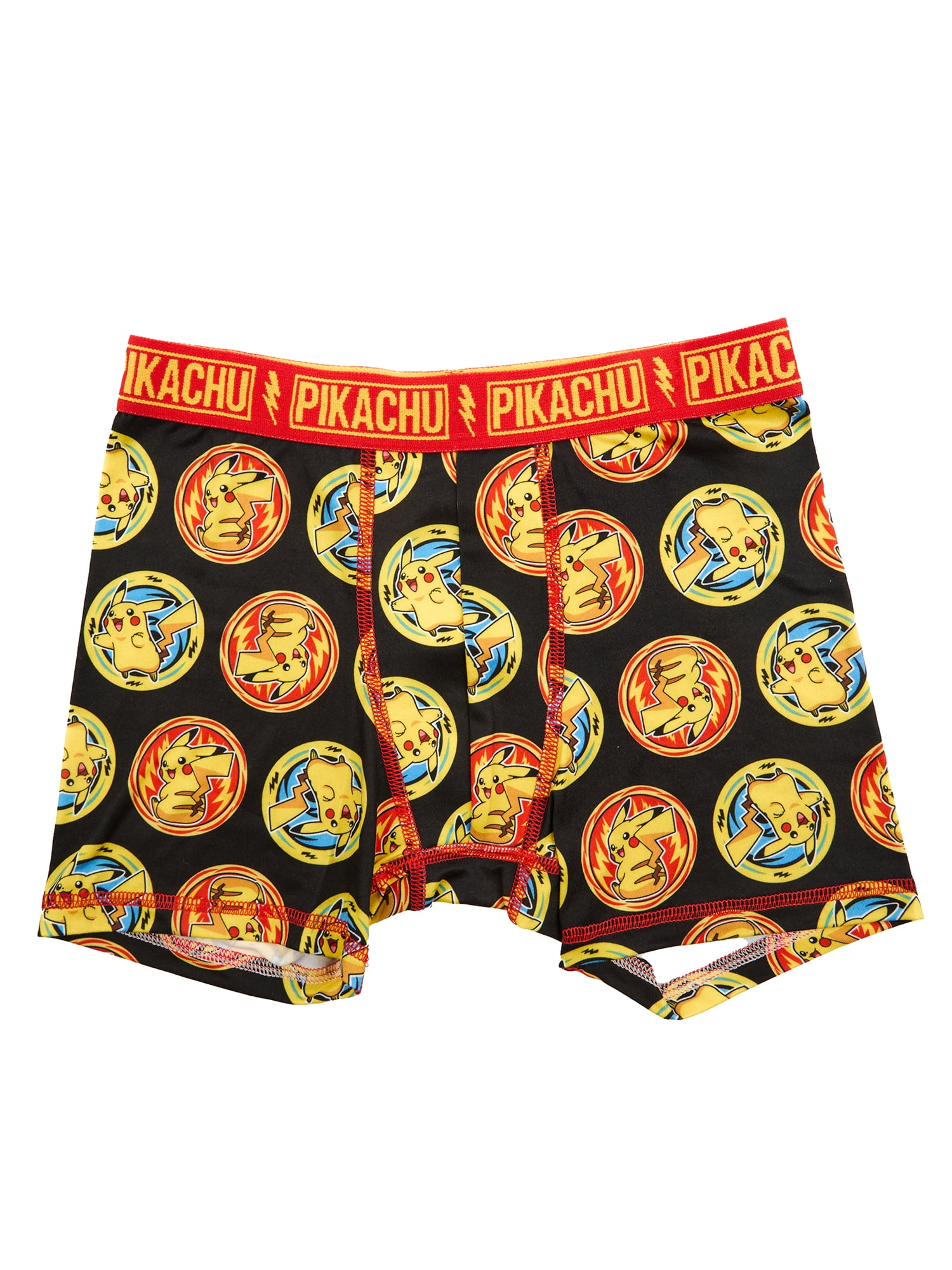 Pokémon Boys Boxer Brief Underwear, 4-Pack, Sizes XS-XL