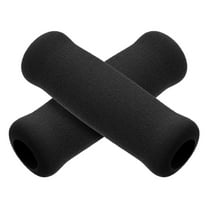 MIPCASE 2Pcs Universal Fit Crutch Hand Grips Black Sponge Comfortable Replacement Grip For Walking Aid