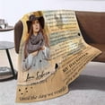 thumbnail image 4 of Custom Memorial Blanket with Photos for Loss of Mom Dad Son Daughter Customized Memory Gift of Departed Loved Ones Blankets, 4 of 5