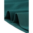 thumbnail image 5 of INSPIRE CHIC Business Elegant Dresses for Women's Sweetheart Neck Puff Short Sleeve Mermaid Midi Dress XS Dark Green, 5 of 6