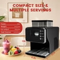 thumbnail image 3 of Slushie Machines Portable Shaved Ice Machine with Rapid Cooling and Food Grade Stainless Steel Material, Adjustable Snowflake Ice Making Speed and Cleaning Function, Ice Cream Maker for Home, 3 of 9