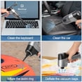 thumbnail image 5 of Aspiradora de mano inalámbrica WANTERONG 3 en 1 para coche con motor sin escobillas de alta potencia de 12000 Pa [batería de 4000 mAh, carga rápida USB-C] Mini aspiradora pequeña para coche y limpiez, 5 of 5