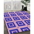 thumbnail image 3 of Ahgly Company Machine Washable Indoor Round Transitional Deep Mauve Purple Area Rugs, 3' Round, 3 of 7