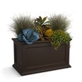 thumbnail image 3 of Mayne Fairfield 36" x 20" x 20" Rectangle Espresso Self Watering Plastic Planter, 3 of 13