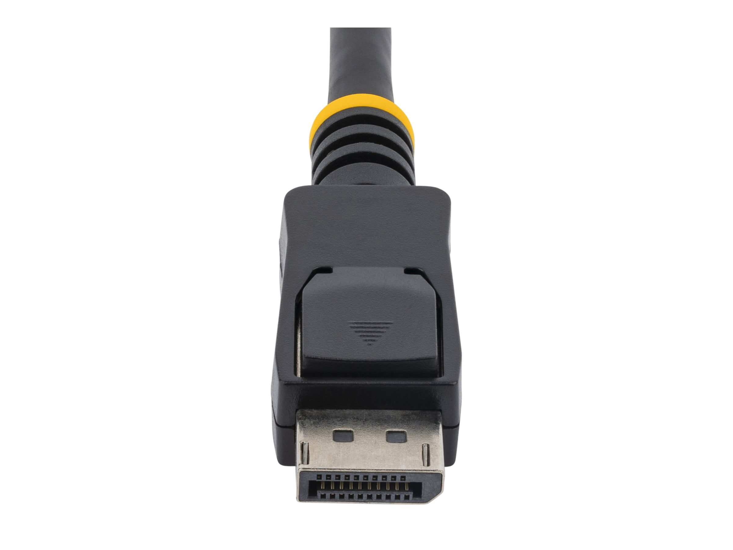 Startech 30 ft DisplayPort Cable with Latches - M/M - DisplayPort Male Digital Audio/Video - DisplayPort Male Digital Audio/Video - 30ft - Black