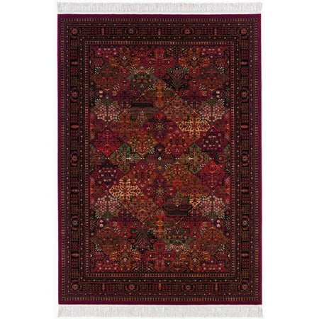 Couristan Kashimar Imperial Baktiari Wool Area Rug  9 10  x 14 1   Antique Red For over four decades  the Kashimar Collection by Couristan has offered the largest selection of power-loomed Oriental and Persian designs in the industry. The combination of time-honored pattern with a full range of sizes and shapes makes Kashimar the natural choice for every room in the home. Kashimar s designs pay homage to the ancient art of rug-making. While each pattern is painstakingly crafted to emulate the classic design traits of long ago  the colors of Kashimar reflect the most popular looks of today. Kashimar s quality is unsurpassed. With features like semi-worsted New Zealand wool  locked-in-weave and crystal-point finish  your Kashimar area rug will be a treasured possession for years to come.