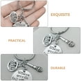 thumbnail image 2 of STRANDCHIC Musical Microphone Ornament Sturdy Zinc Alloy Key Adorn 2Pcs, 2 of 8