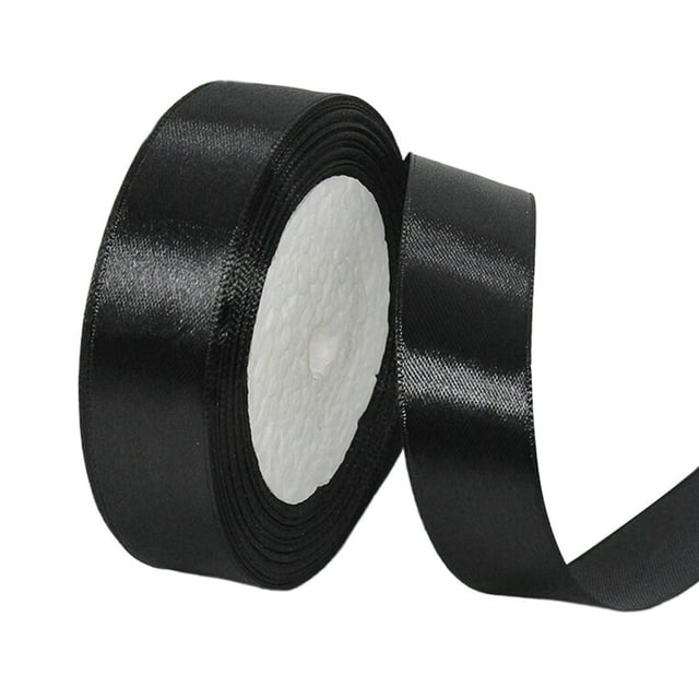 BKBP Satin Ribbon Single Face Solid Color Fabric Satin Ribbon, 25 Yard per Roll in 1 Inch Wide, Assorted Ribbon for Gift Wrapping/Christmas/Wedding Favors/Party Decoration