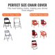 thumbnail image 3 of VEVOR Fundas para sillas de elastano elásticas blancas - 12 unidades, fundas plegables para sillas de cocina, fundas protectoras universales lavables, fundas extraíbles para asientos de sillas, 3 of 9