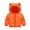 08Orange, variant on Hicidod Infant Puffer Jacket Lightweight Hooded Zipper Solid Puffer Coats Water-Resistant Packable Thicken Winter Warm Down Jacket