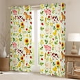thumbnail image 2 of Feelyou Farm Sheep Animal Black Out Curtains, Sunflower Curtains Pack of 2 (42x63 Each), 2 of 6