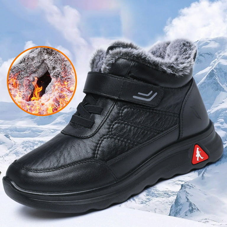 LBECLEY Womens Extra Wide Width Snow Boots Women Shoes Winter