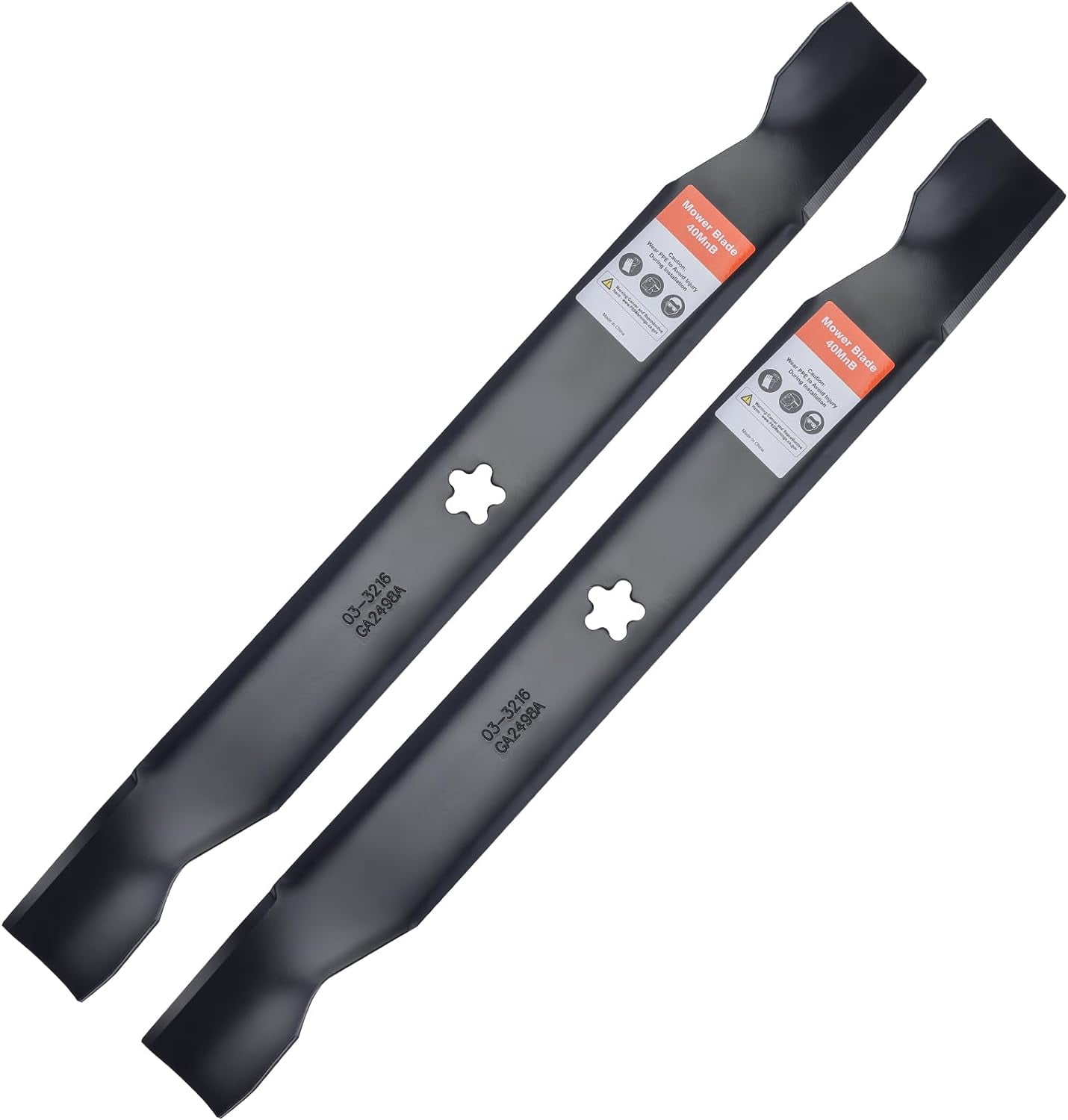 Poulan Pro Husqvarna 42 Deck Replacement High Lift Lawn Mower Blade Set 138498 532138498 Walmart