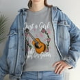 thumbnail image 2 of Acoustic Guitar Girl Guitarist Guitar Player Guitar Lover  T-Shirt, 2 of 2