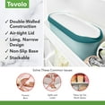 thumbnail image 3 of Tarro para helado Tovolo Glide-A-Scoop, reutilizable, 1,5 L, color azul marino, 3 of 6