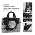 thumbnail image 4 of FORMRS 16" Laptop Sleeve Bag Carrying Case with Handle Travel Shoulder Briefcase, Black Moon, 4 of 8