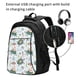 thumbnail image 2 of Easygdp Sea Animal Mochila para Laptop de Viaje con Puerto USB, Mochila para Laptop con Puerto de Carga USB para Mujeres y Hombres, 2 of 7