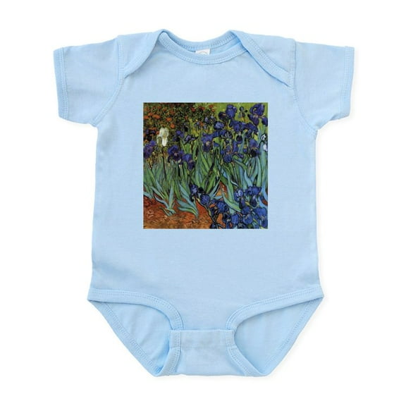 CafePress - VAN GOGH IRISES Infant Bodysuit - Baby Light Bodysuit, Size Newborn - 24 Months
