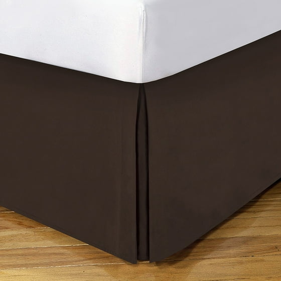 Lux Hotel 14 Inch Drop Bedskirt Grey Queen Com