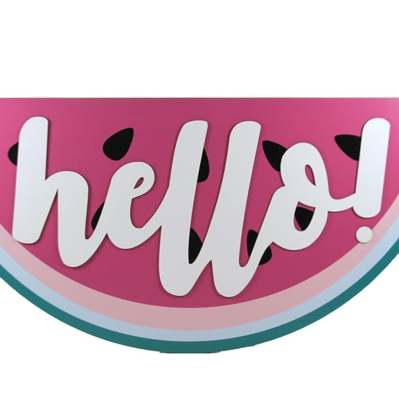Home Decor Watermelon Hanging Decor Wood Hello! Wall Door A6666