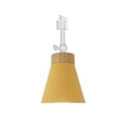 thumbnail image 1 of FSLiving Lot de 1 Style Rétro Mini Angle Réglable Éclairage de Piste en H Base E26 Lumière de Plafond en Métal Luminaire de Piste pour Miroir de Galerie Loft de Bureau et Piste Non Incluse - Jaune, 1 of 6