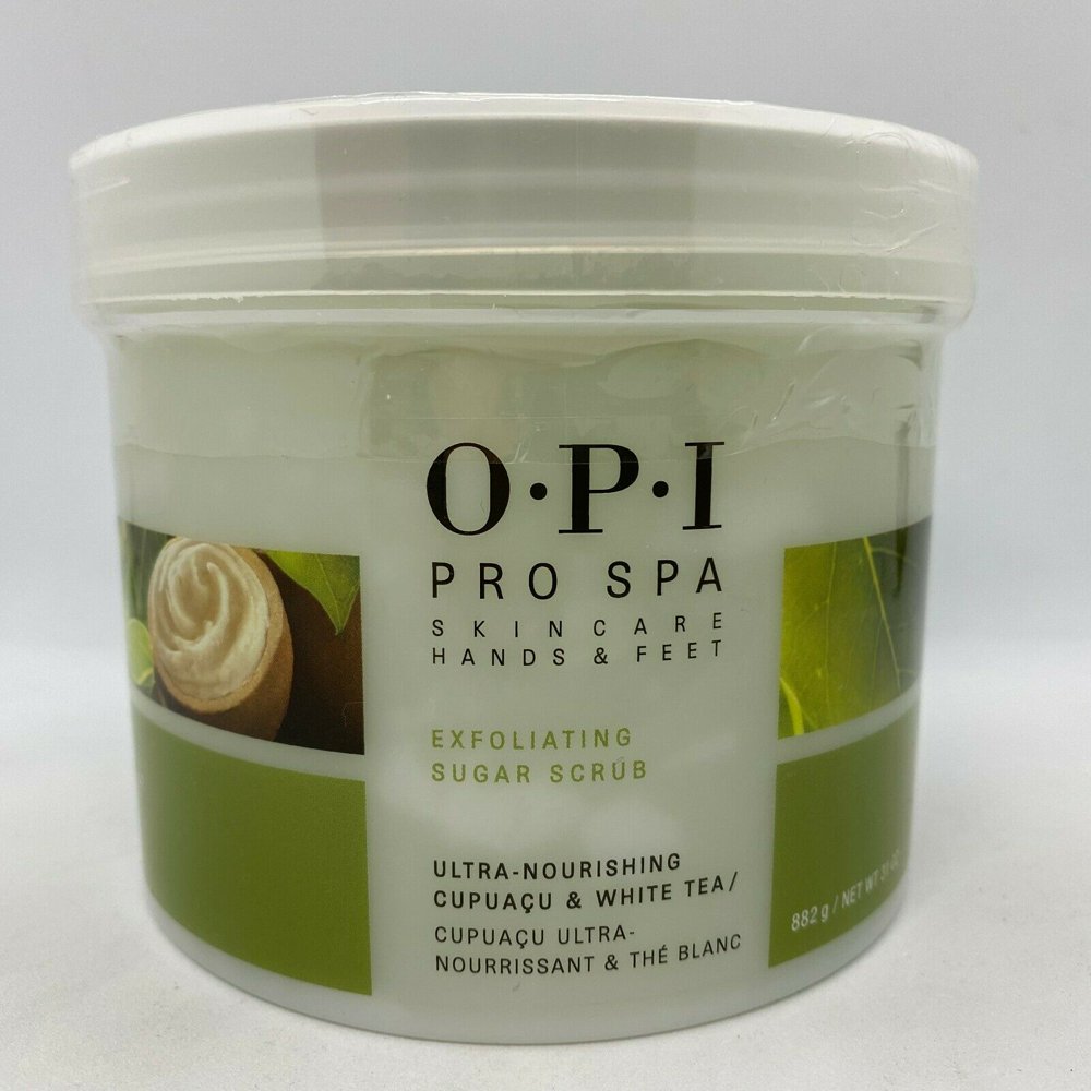 Opi pro spa skincare hands and feet advanced softening gloves 1 pair OPI - OPI Pro Spa Skincare Hands & Feet Exfoliating Sugar Scrub 882 g
