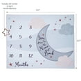 thumbnail image 3 of Lambs & Ivy Goodnight Moon Milestone Photo Opportunity Soft Fleece Baby Blanket, 3 of 6